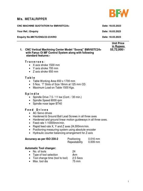 cnc milling parts quotation|cnc machining price list.